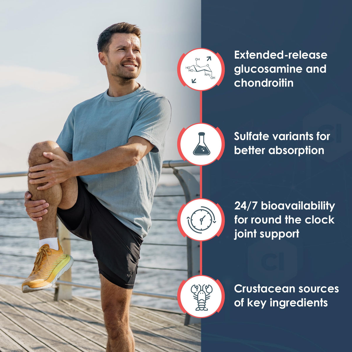 Rawleigh Flexezy-ER Glucosamine Chondroitin 24-Hour - 120 Caplets - image 3
