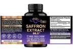 NUTRAHARMONY Natural Saffron Supplements - Pure Saffron Extract 88.5