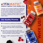 Vitamatic Vegan Turmeric Gummies with Ginger & Black Pepper - 60 Count - image 7
