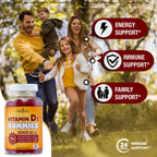 NEW AGE Vitamin D3 5000 IU Gummies Immune Support - 120 Gummies - image 3