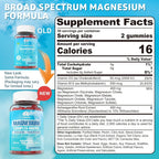 LILICARE Sugar Free Magnesium Gummies 400mg for Women Men