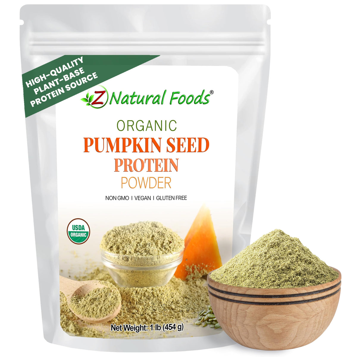 Z Natural Foods Organic Pumpkin Seed Protein Powder - Vegan