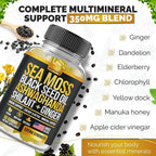 Nutravia Sea Moss, Black Seed Oil & Ashwagandha Gummies - 60 Gummies - image 5