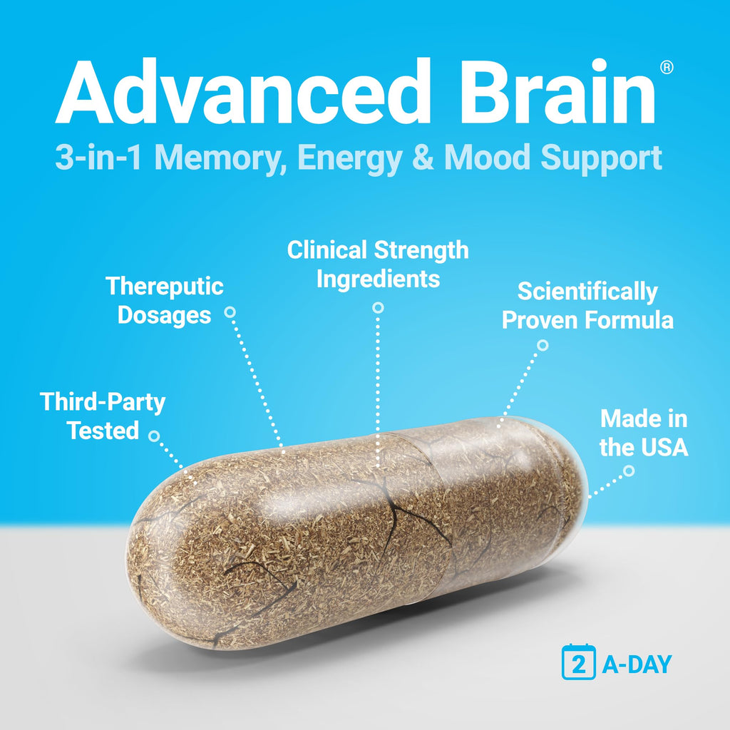 Procera Advanced Brain Supplement for Memory & Focus - 60 Capsules - image 4