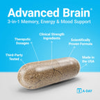 Procera Advanced Brain Supplement for Memory & Focus - 60 Capsules - image 4
