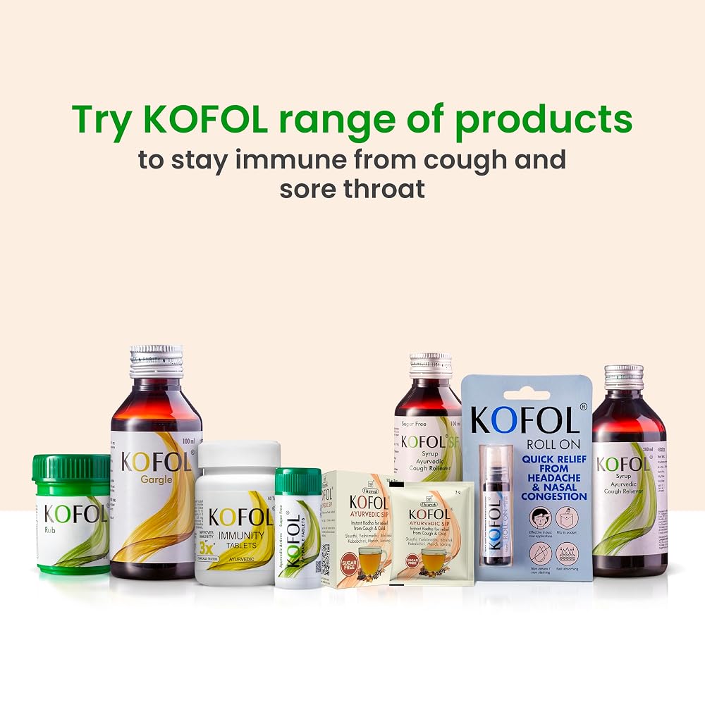 KOFOL Ayurvedic Sore Throat Relief Chewable Tablets - 60 Count - image 6
