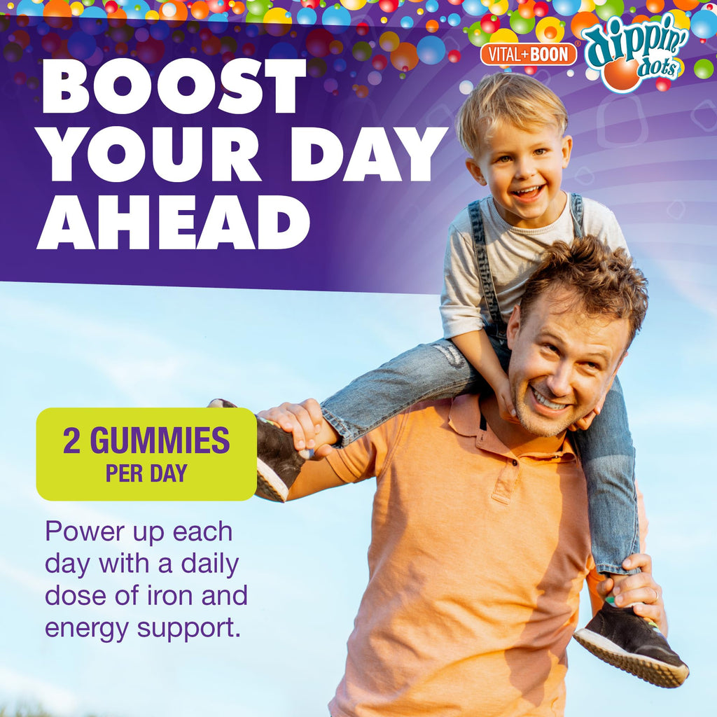 Vital+Boon Iron Gummies with Vitamin C & B12