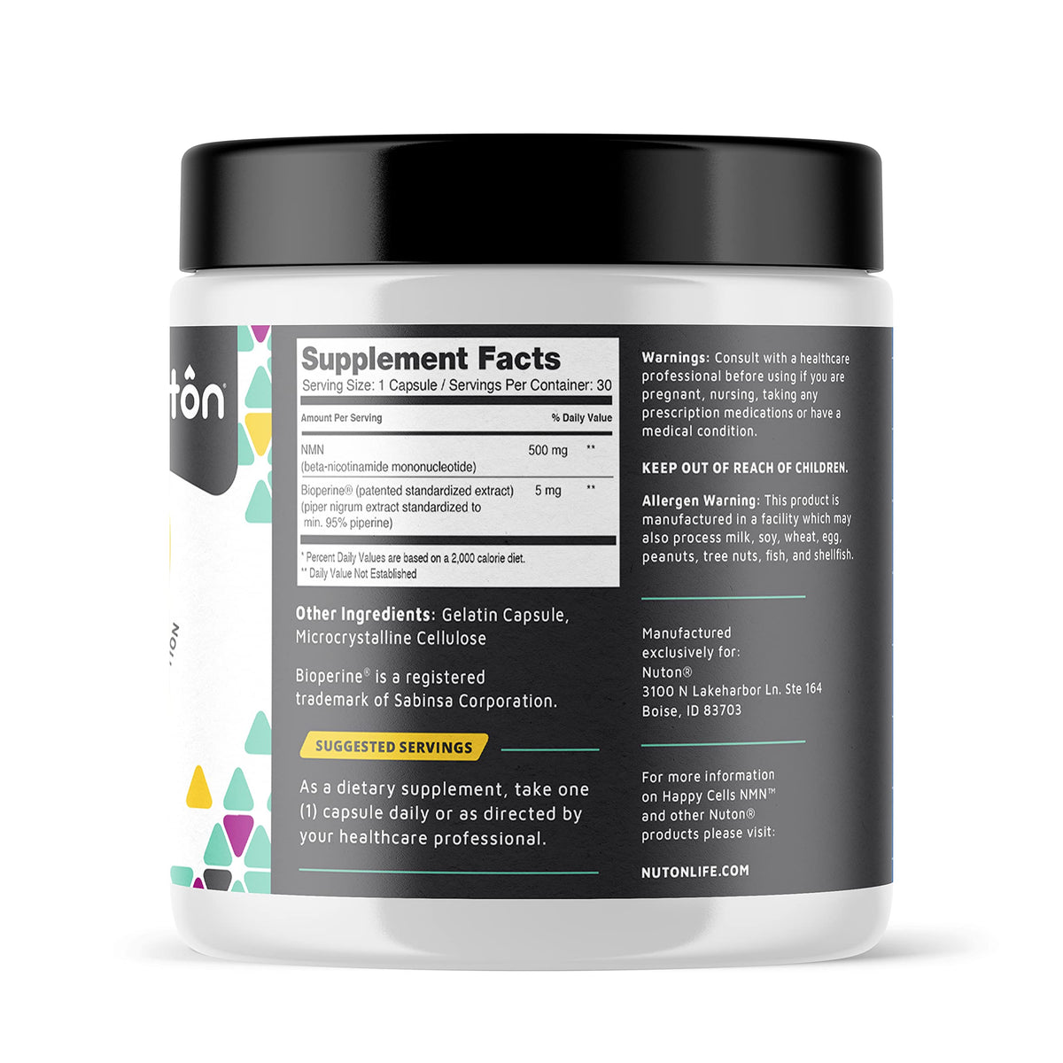 Nuton Happy Cells NMN Supplement for Healthy Aging - 30 Capsules - image 2
