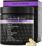 Formulation Factory The Night Before Magnesium Glycinate Sleep Aid