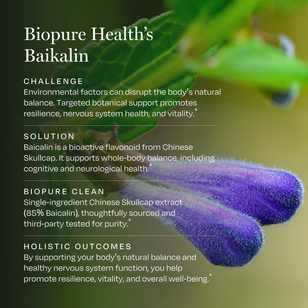BioPure Baikalin Chinese Skullcap Root Extract Powder - 121 Servings - image 4