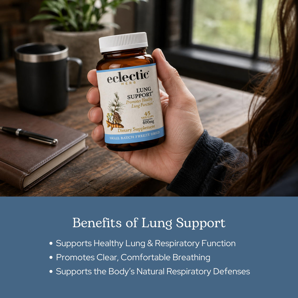 Eclectic Institute Concentrated Lung Support Capsules - 45 Count - image 4