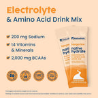 NativePath Hydrate Electrolyte Stick Packs Tangerine - 30 Count - image 2