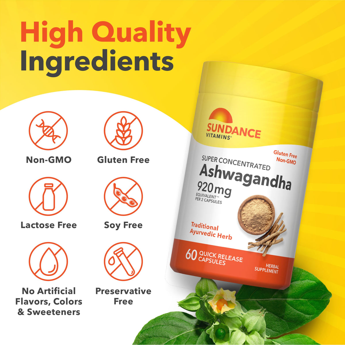 Sundance Ashwagandha Super Concentrated - 60 Capsules - image 4