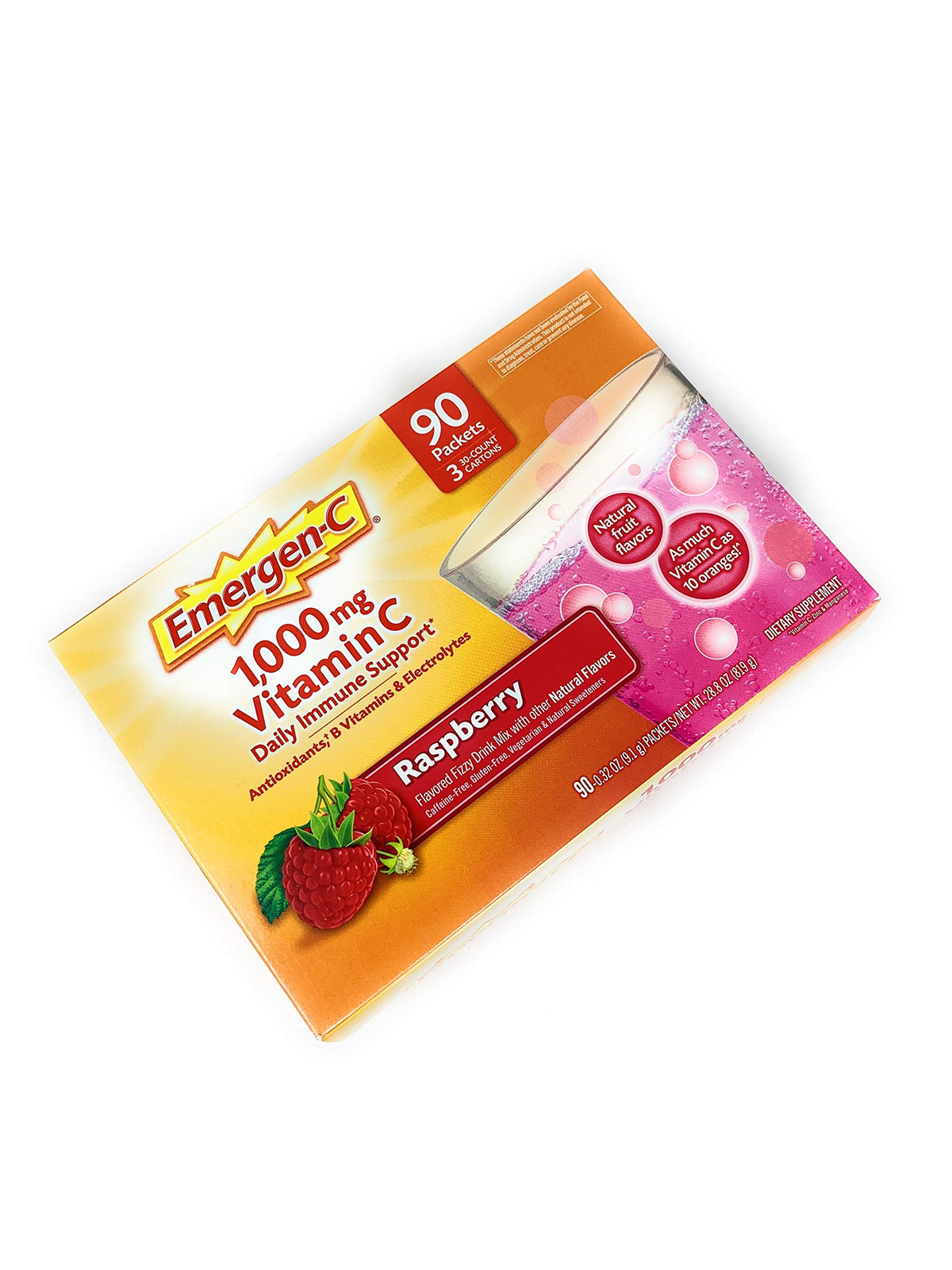 Emergen-C Vitamin C 1000mg Immune Support Powder - 90 Packets - image 3