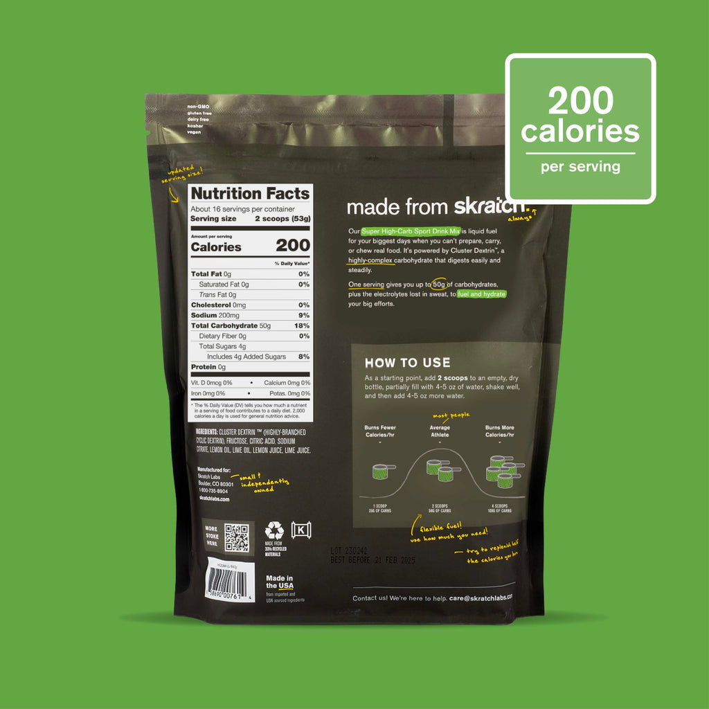 Skratch Labs Super High-Carb Hydration Drink Mix