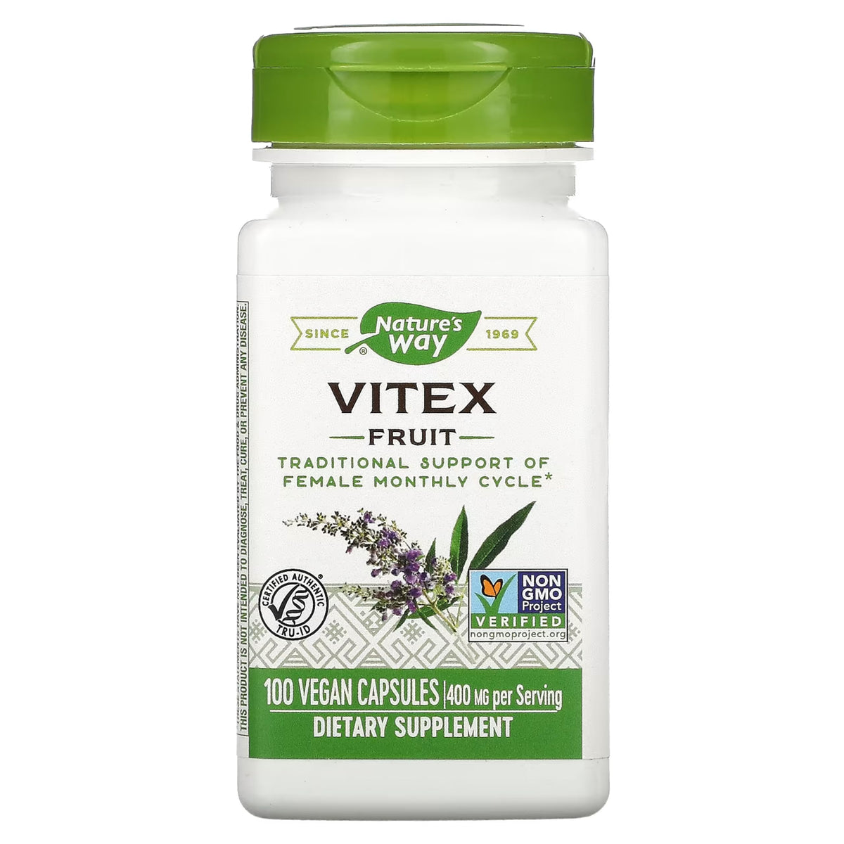 Nature's Way Vitex Chaste Tree Capsules - 100 Count