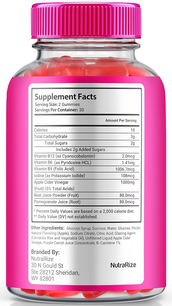 NutraRize Keto Lite Trim ACV Gummies - 120 Gummies (2 Pack) - image 2