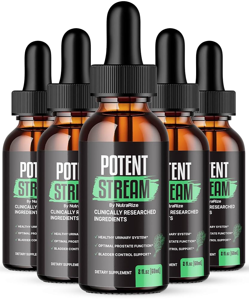 NutraRize Potent Stream Drops Prostate Supplement - 5 Pack