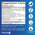 Patient One Homocysteine Cardioplex Methylated B Vitamins - 90 Capsules - image 2