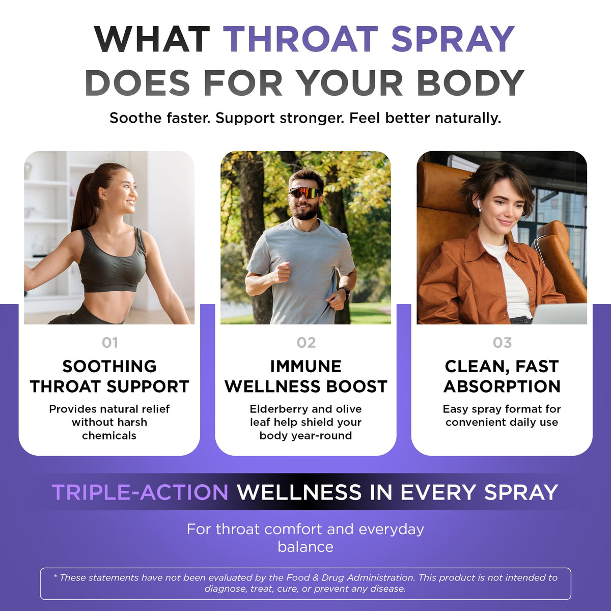 Oxygen Nutrition TriGuard Throat Spray with Elderberry - 2 oz - image 5