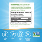 Nature's Way Premium Herbal Hops Flowers 620 mg - 100 Vegetarian Capsules - image 2