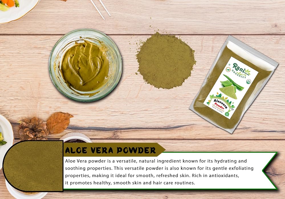 Rani Organic Aloe Vera Powder (Aloe Barbadensis) - 200g - image 6