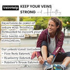 Herbs SRA VeinHelp Vein Support - 120 Vegetarian Capsules - image 4