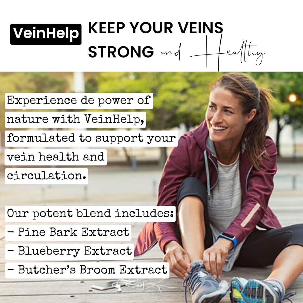 Herbs SRA VeinHelp Vein Support - 120 Vegetarian Capsules - image 4