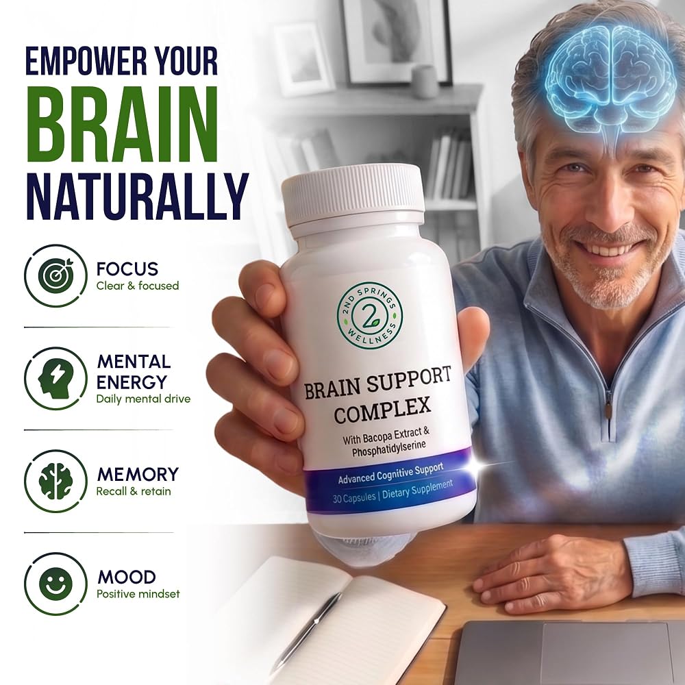 2nd Springs Brain Supplements for Memory and Focus - 30 Capsules - image 4
