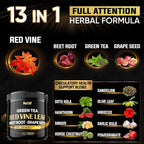 NUQIIT Red Vine Leaf Extract with Beet Root & Green Tea - 120 Capsules - image 3