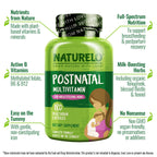 NATURELO Postnatal Multivitamin - 180 Capsules - image 4