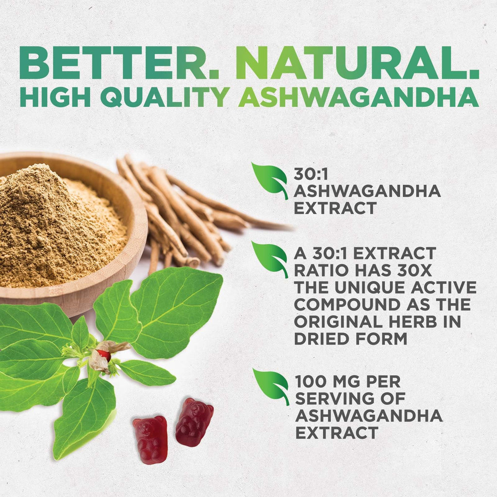 Nature's Nutrition Ashwagandha Gummies for Calm & Immune Support - 60 Gummies - image 7