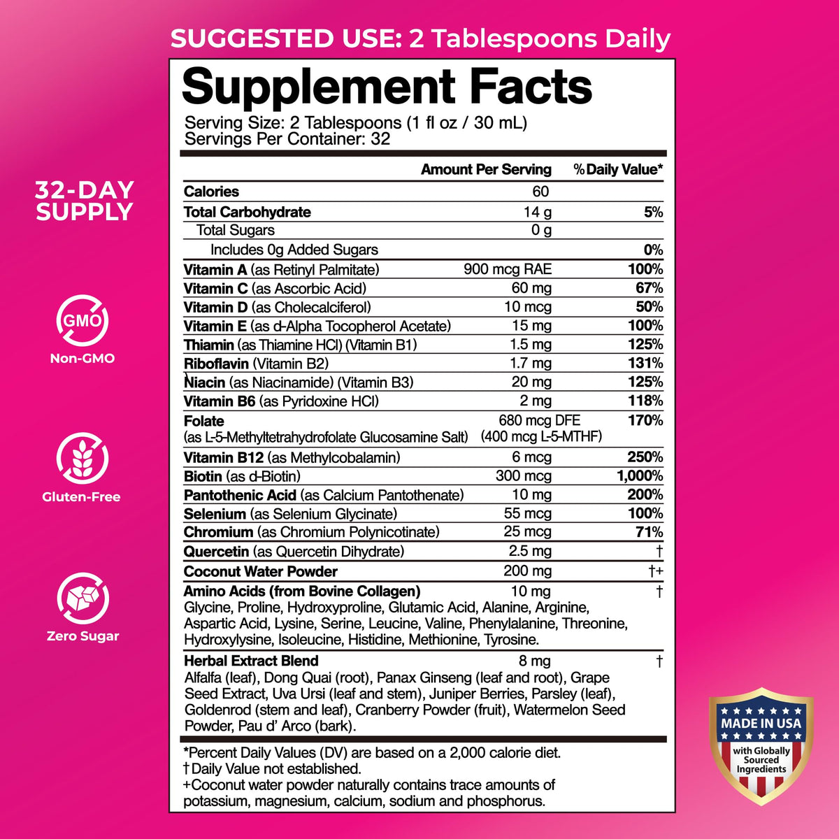 Tropical Oasis Women's Liquid Multivitamin - 32 Fl Oz - image 2