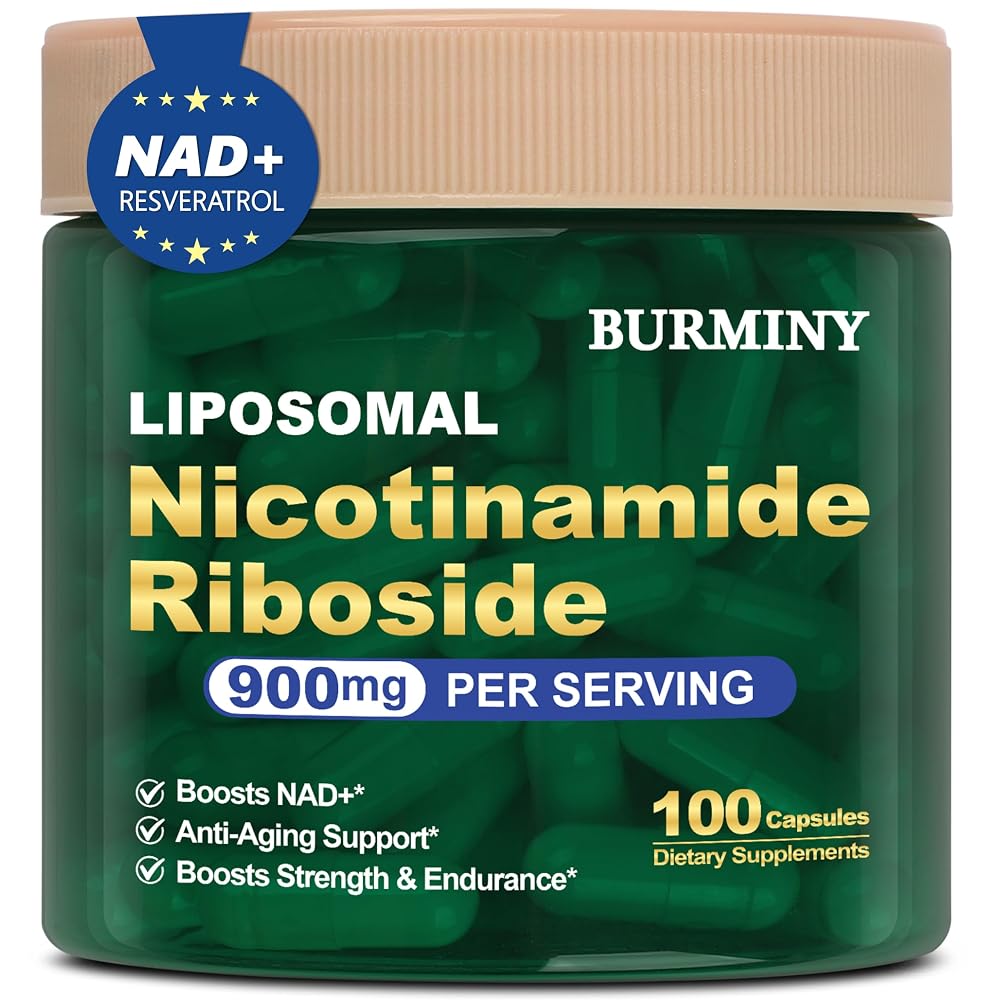 BURMINY Nicotinamide Riboside Resveratrol NAD+ - 100 Capsules