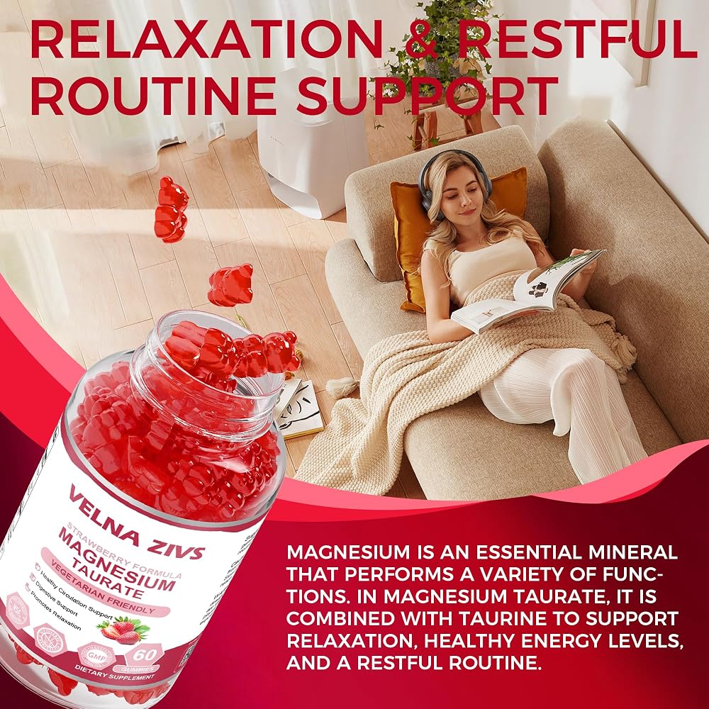Velna zivs Magnesium Taurate Gummies