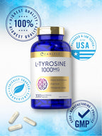 Carlyle L-Tyrosine 1000mg - 300 Capsules - image 5