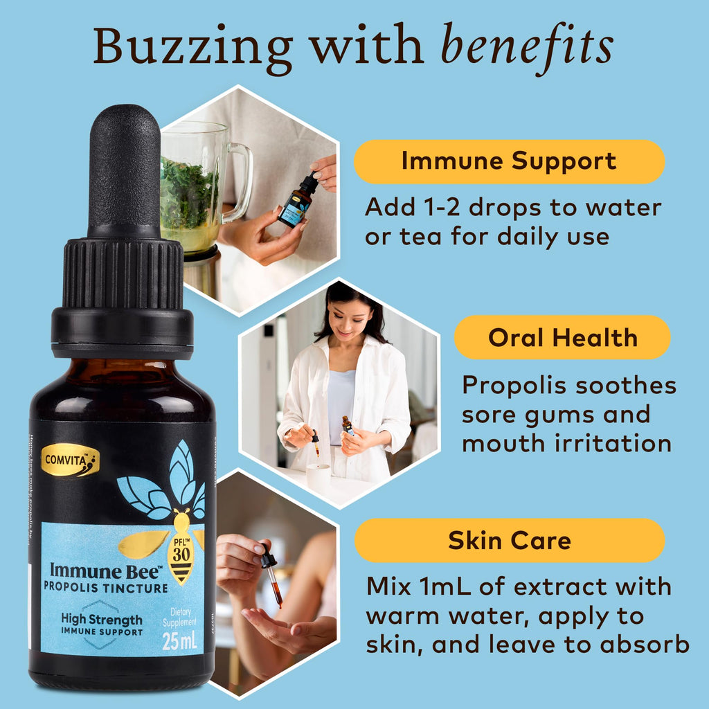 Comvita Extra Strength Bee Propolis Extract Immune Support - 0.8 fl oz - image 3