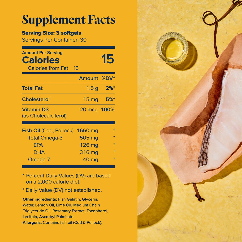 LifeVantage Omega+ Omega-3 and Omega-7 Supplement - 90 Softgels - image 2