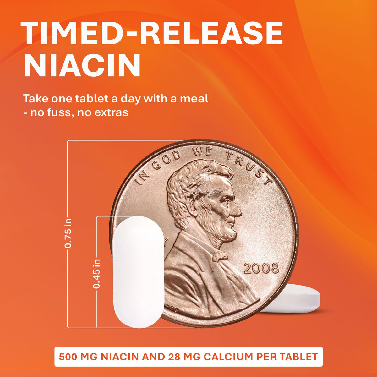 Rugby Niacin 500mg Timed-Release - 100 Tablets - image 4