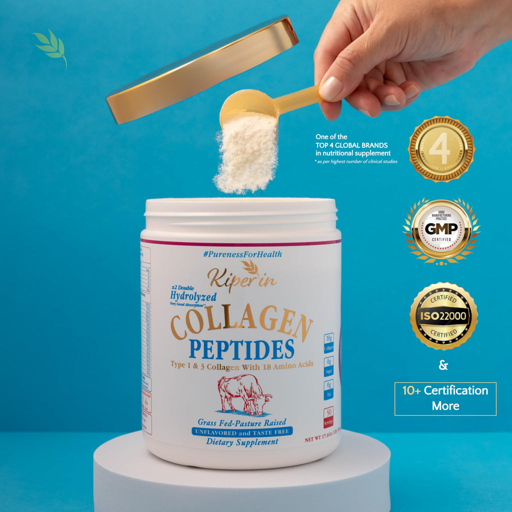 Kiperin Hydrolyzed Collagen Peptides for Women - 50 Servings - image 8