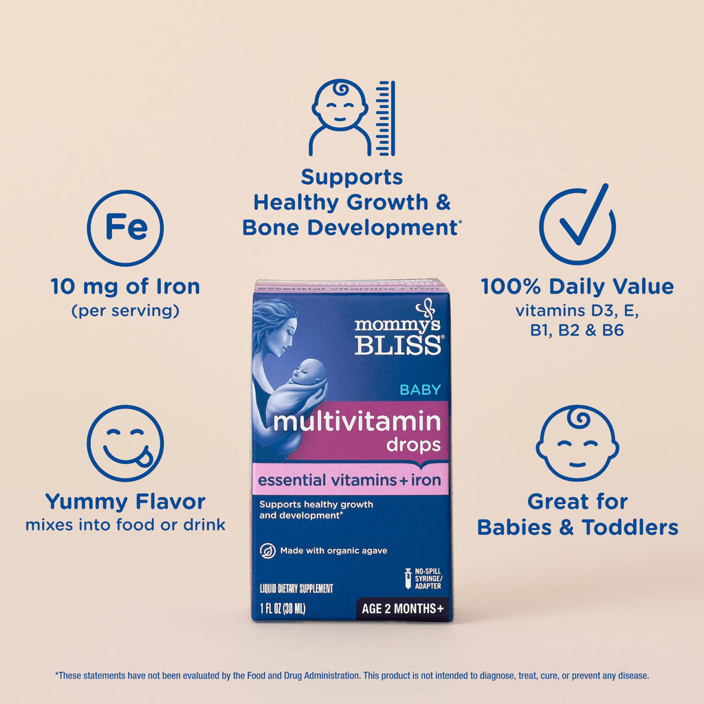 Mommy's Bliss Baby Multivitamin + Iron - 30 ml - image 3