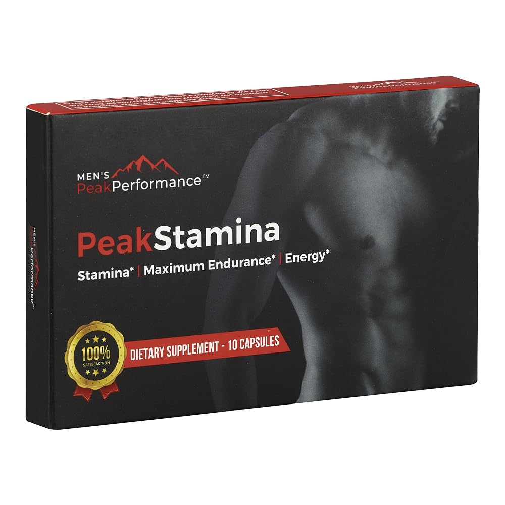 MEN'S PeakPerformance Male Maximizer Energy & Stamina Support - 10 Capsules