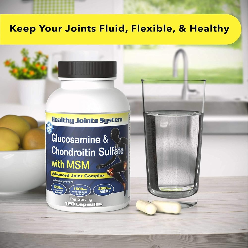 Healthy Joints System Glucosamine Chondroitin MSM - 120 Capsules - image 2