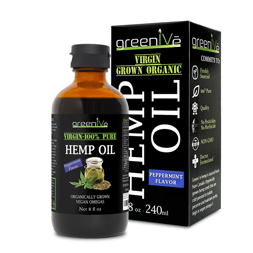 GreenIVe Naturally Grown Peppermint Hemp Oil 224