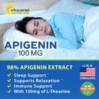 aSquared Nutrition Apigenin 100mg with L-Theanine Gummies - 90 Count - image 3