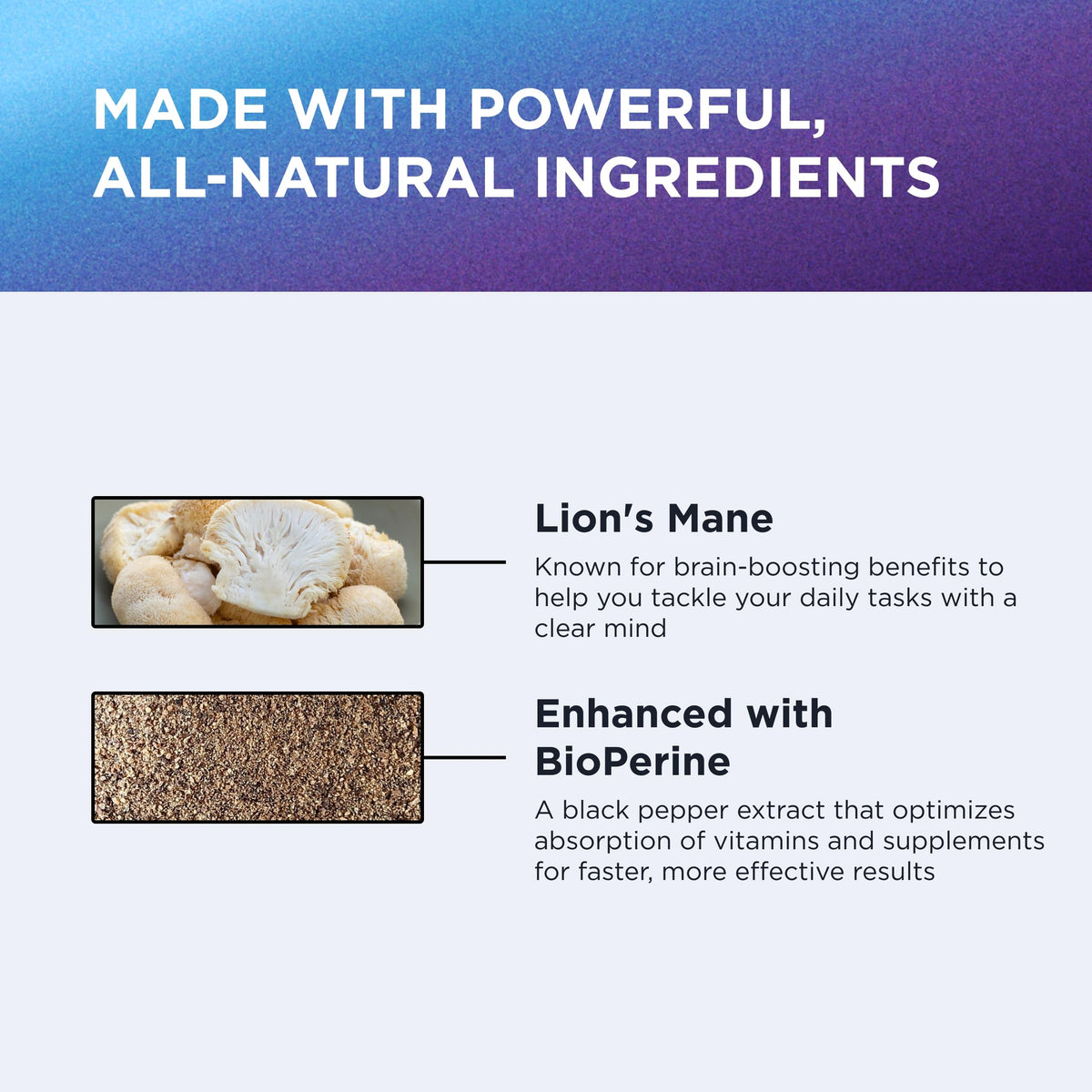 Dr. Emil Organic Lion's Mane Mushroom Supplement - 90 Capsules - image 5