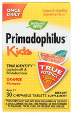 Nature's Way Primadophilus Kids Probiotic Chewables - 30 Tablets
