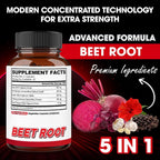 agobi Beet Root Capsules with Red Spinach & Garlic - 90 Vegan Capsules - image 2