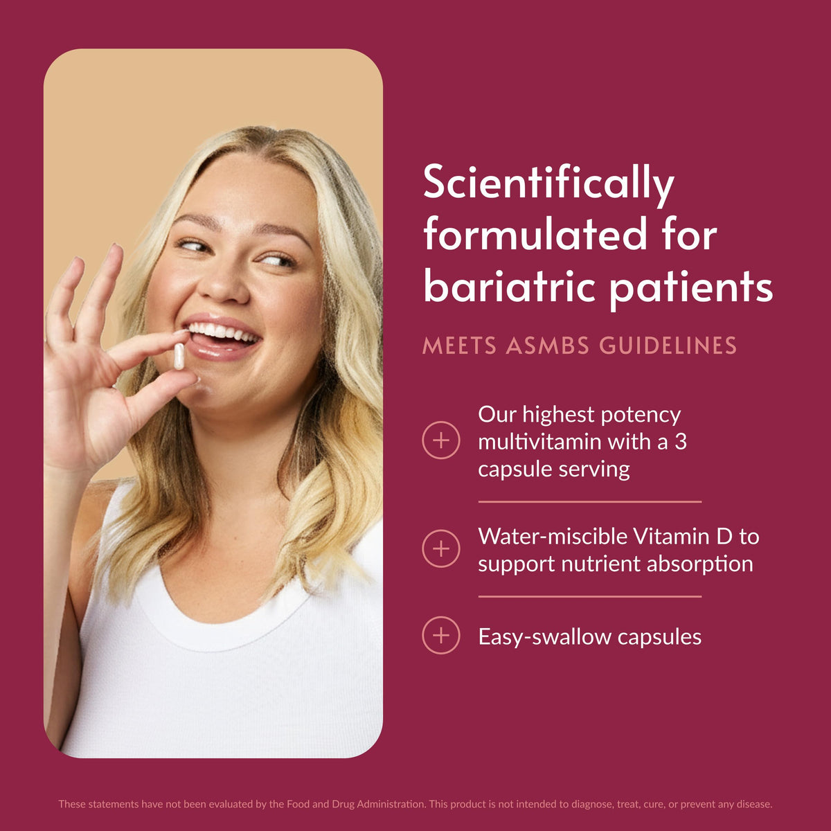 Bariatric Advantage Ultra Multivitamin with Iron - 270 Capsules - image 2