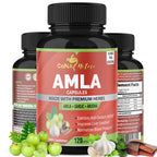 Cona Nature Organic Amla Capsules with Arjuna & Garlic - 120 Capsules